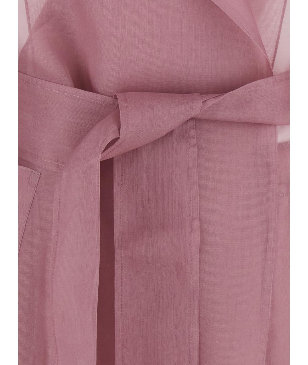 ANTONELLI Фиолетовый тренч/плащ, фото 3