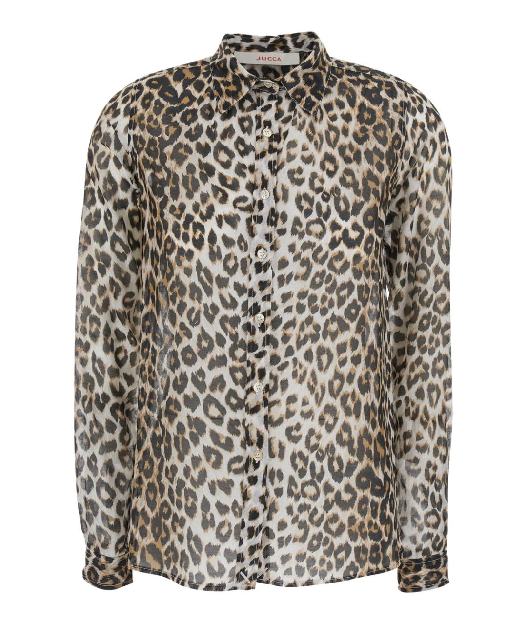 JUCCA Коричневая рубашка, фото 1
