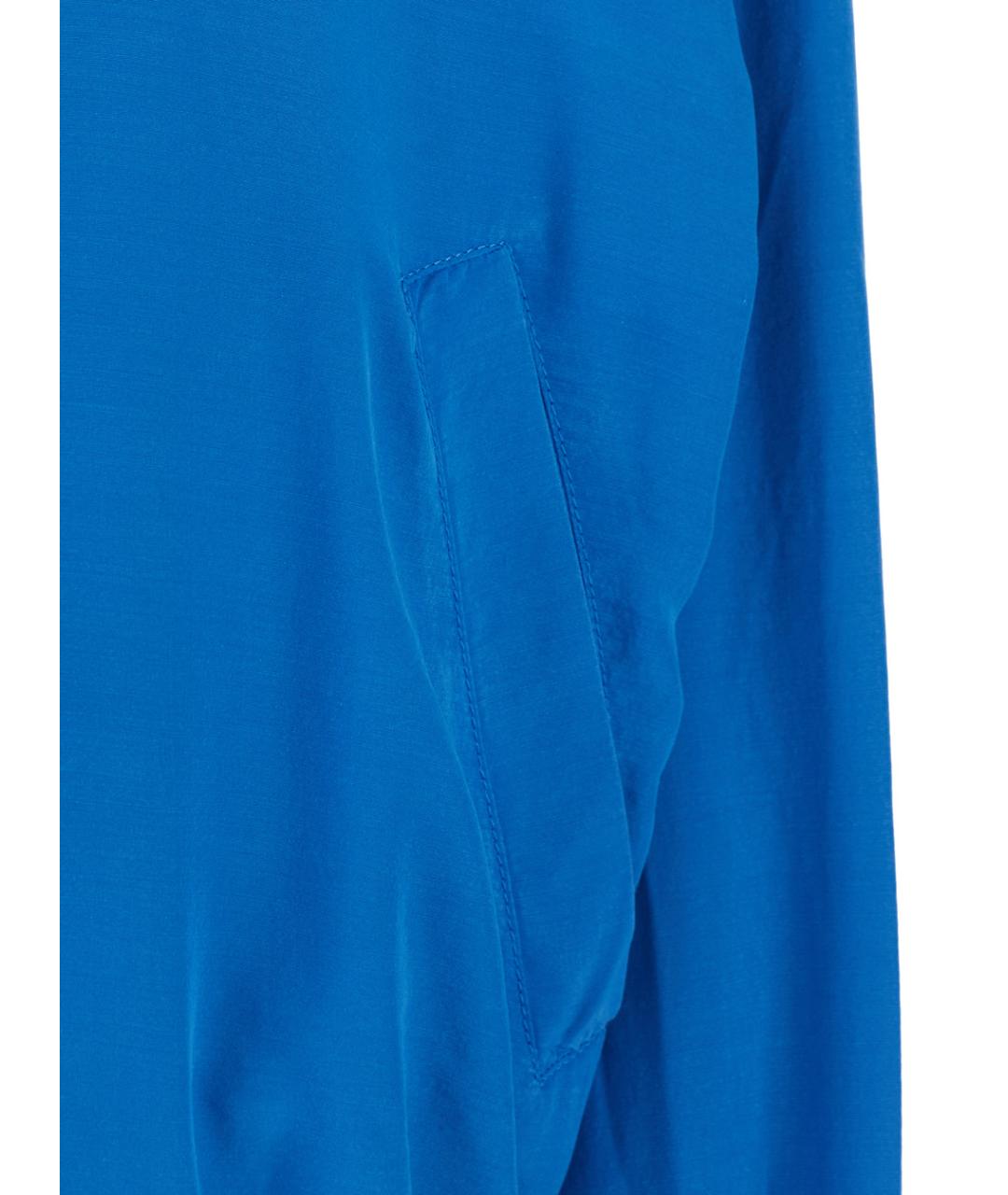 VERSACE Синяя шелковая куртка, фото 3