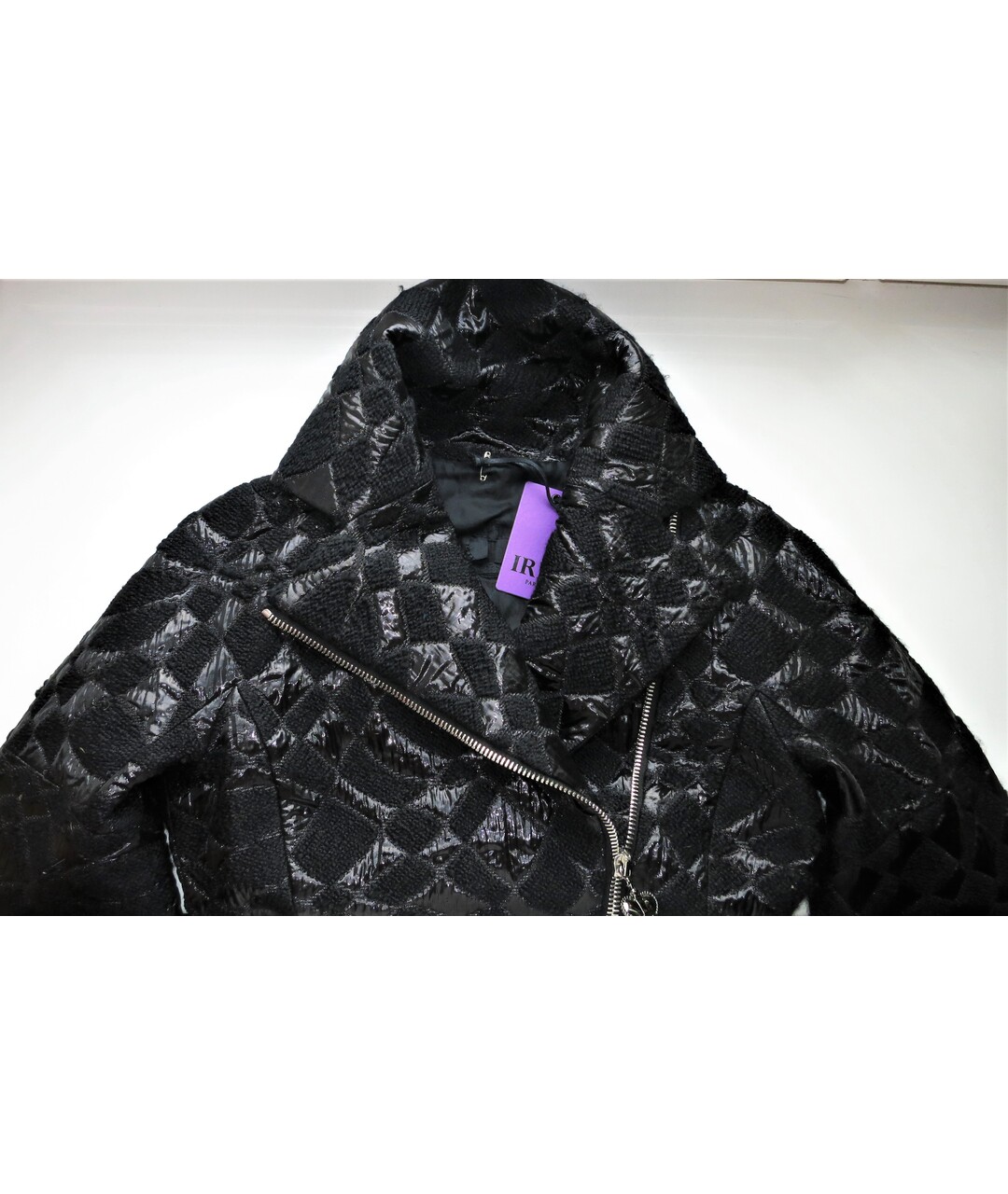 IRFE Черный шерстяной жакет/пиджак, фото 2