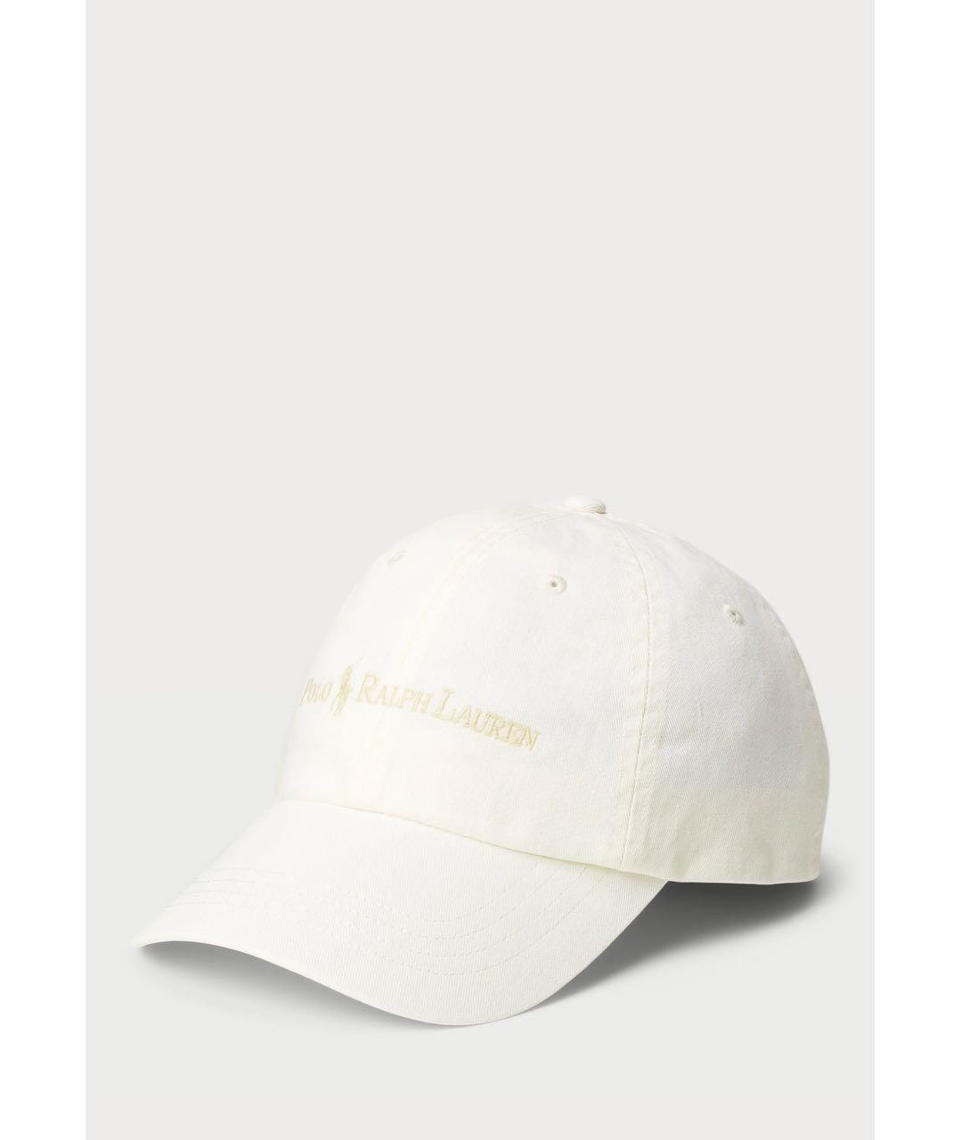POLO RALPH LAUREN Бежевая хлопковая кепка, фото 6