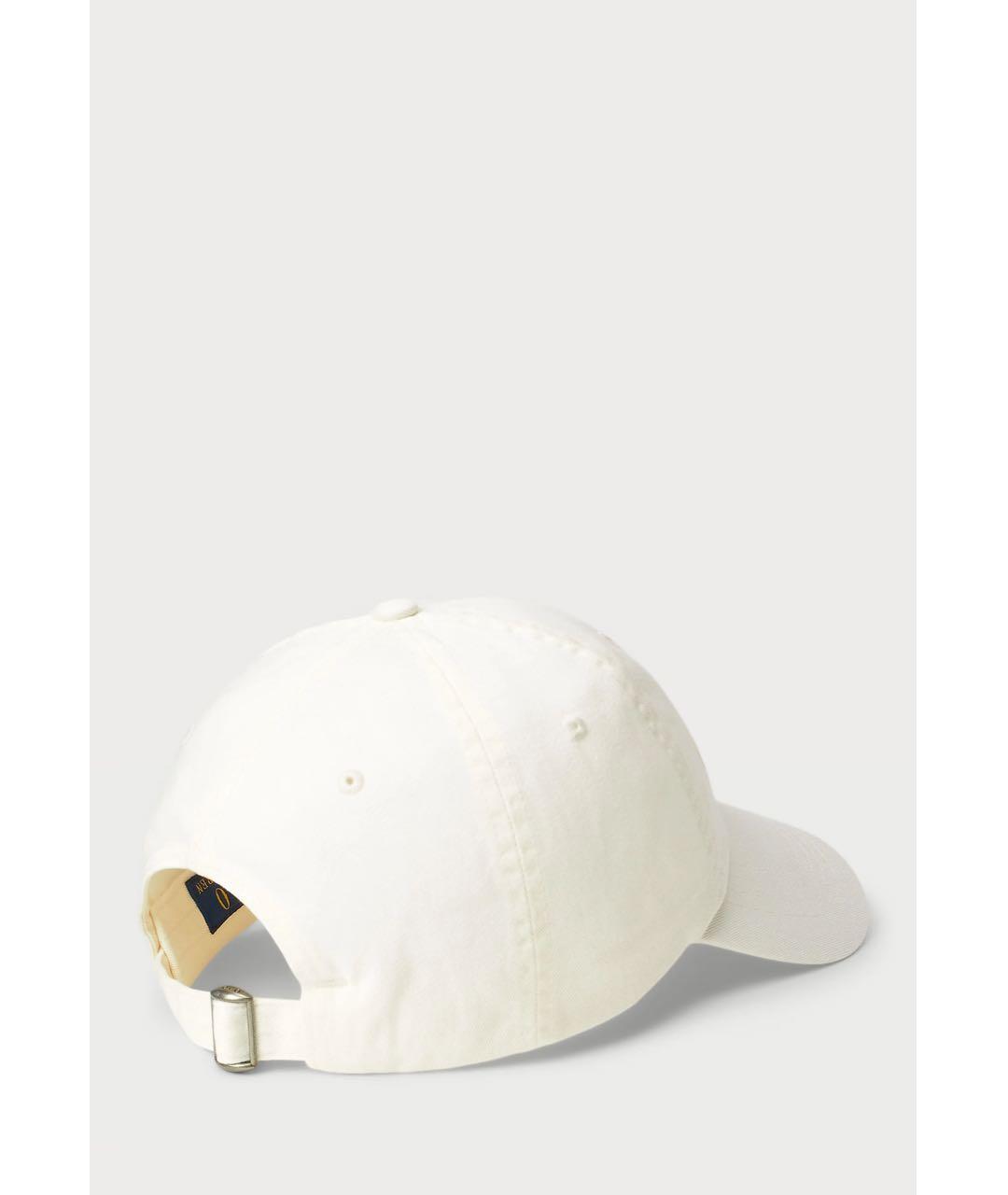 POLO RALPH LAUREN Бежевая хлопковая кепка, фото 2