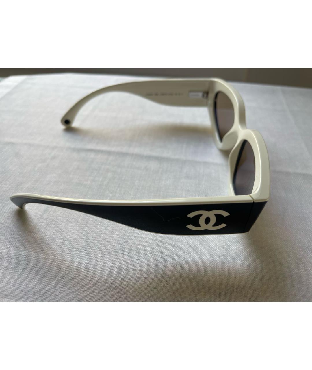 CHANEL Черные пластиковые солнцезащитные очки, фото 2