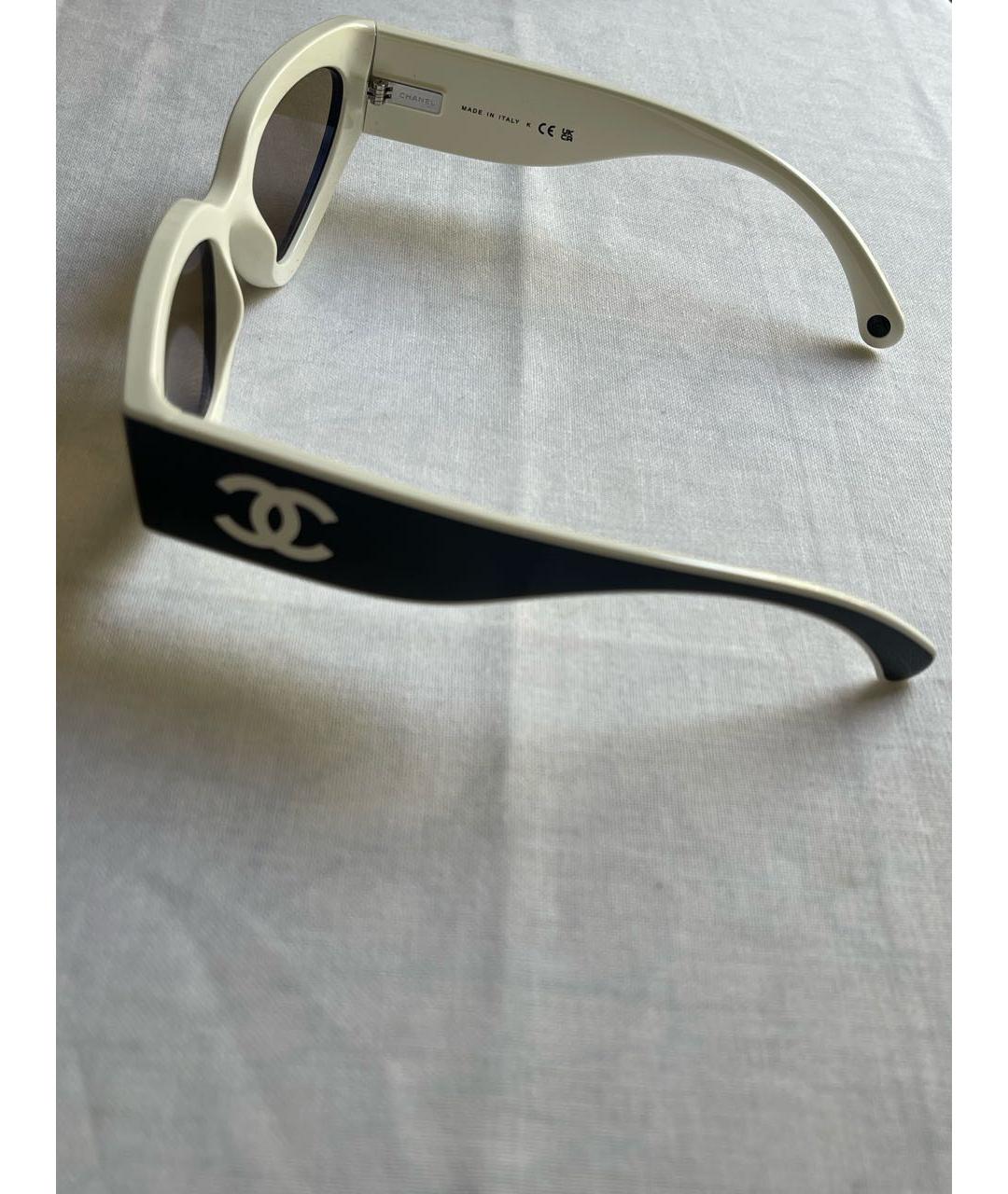 CHANEL Черные пластиковые солнцезащитные очки, фото 3