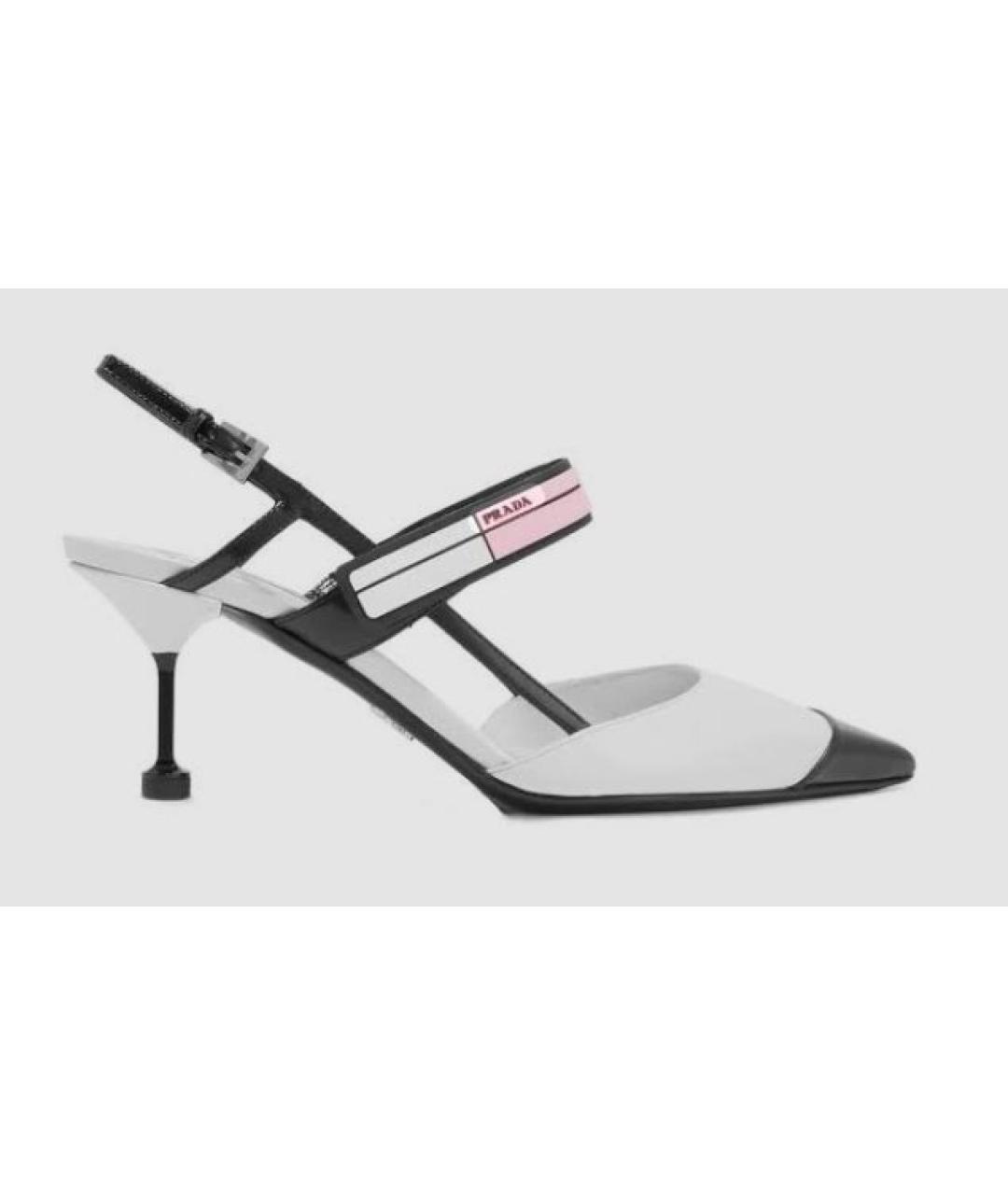 PRADA Кожаные босоножки, фото 6