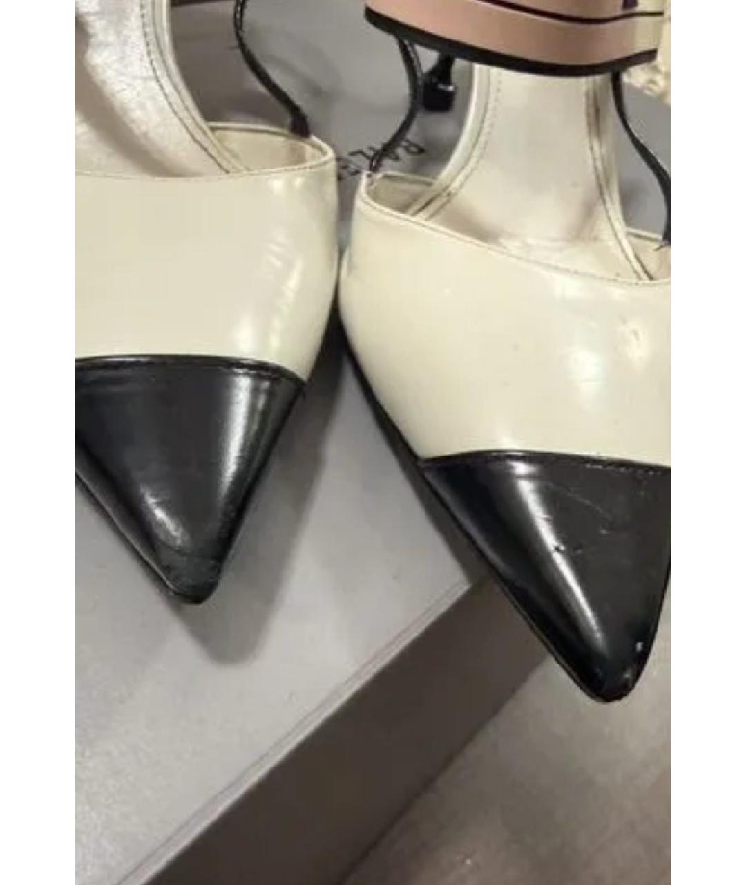 PRADA Кожаные босоножки, фото 5