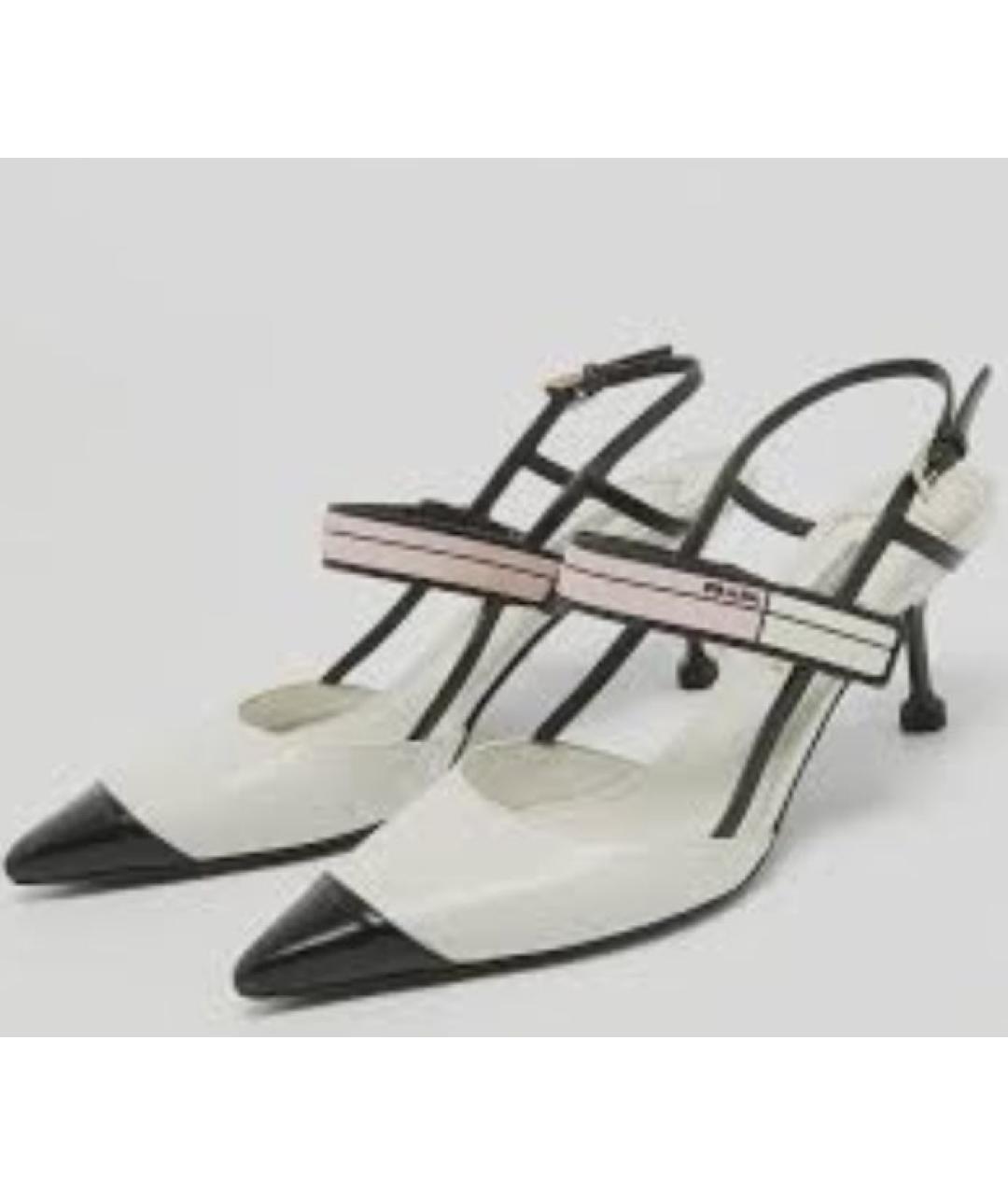 PRADA Кожаные босоножки, фото 2