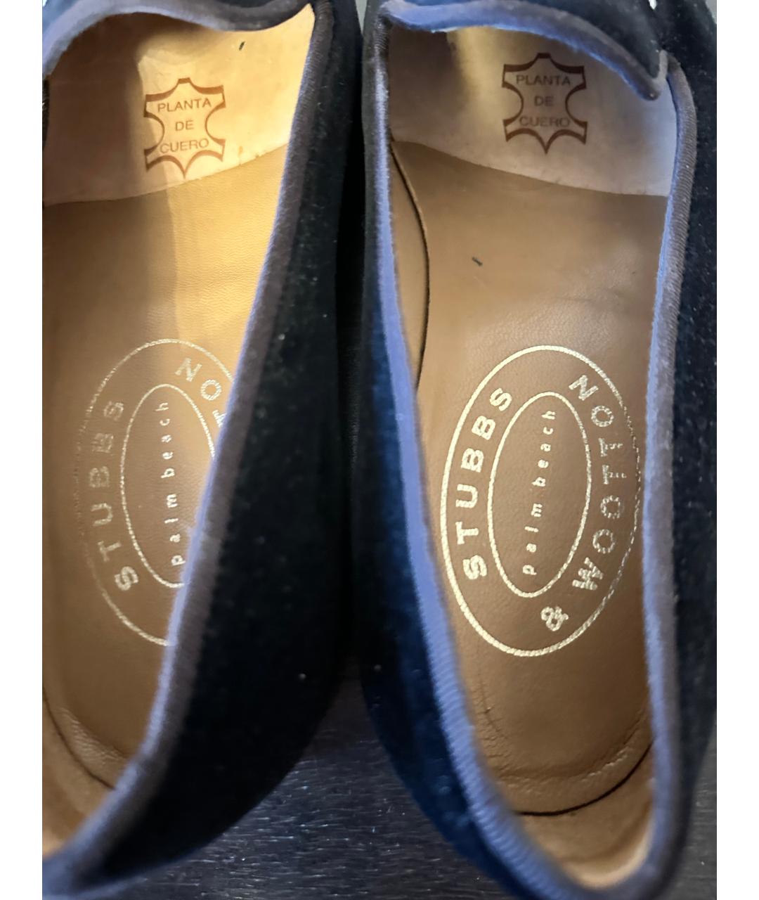 12 STOREEZ Черные бархатные лоферы, фото 3