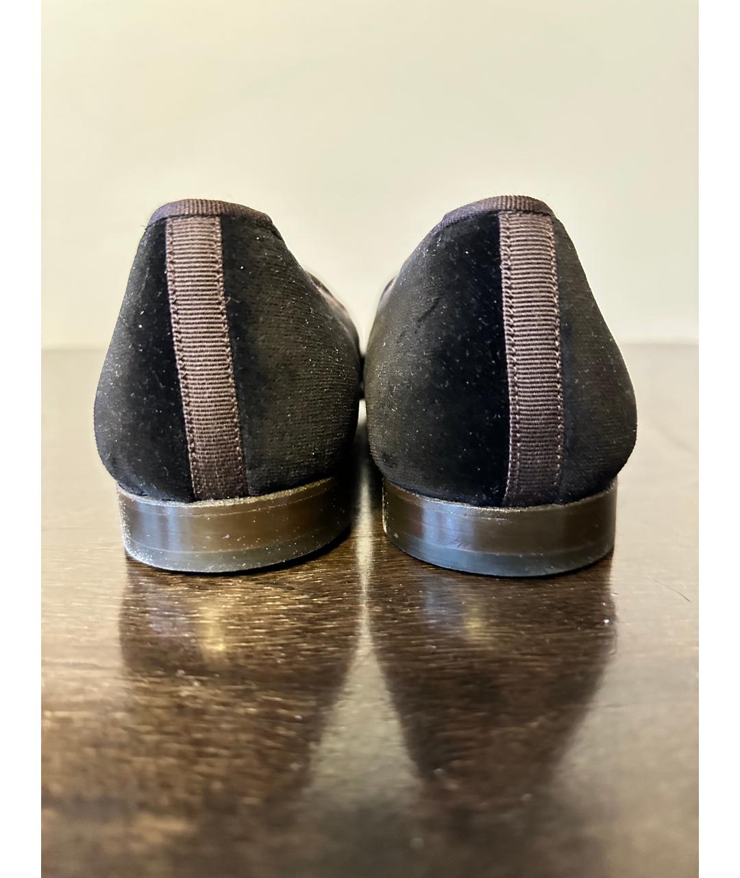 12 STOREEZ Черные бархатные лоферы, фото 4