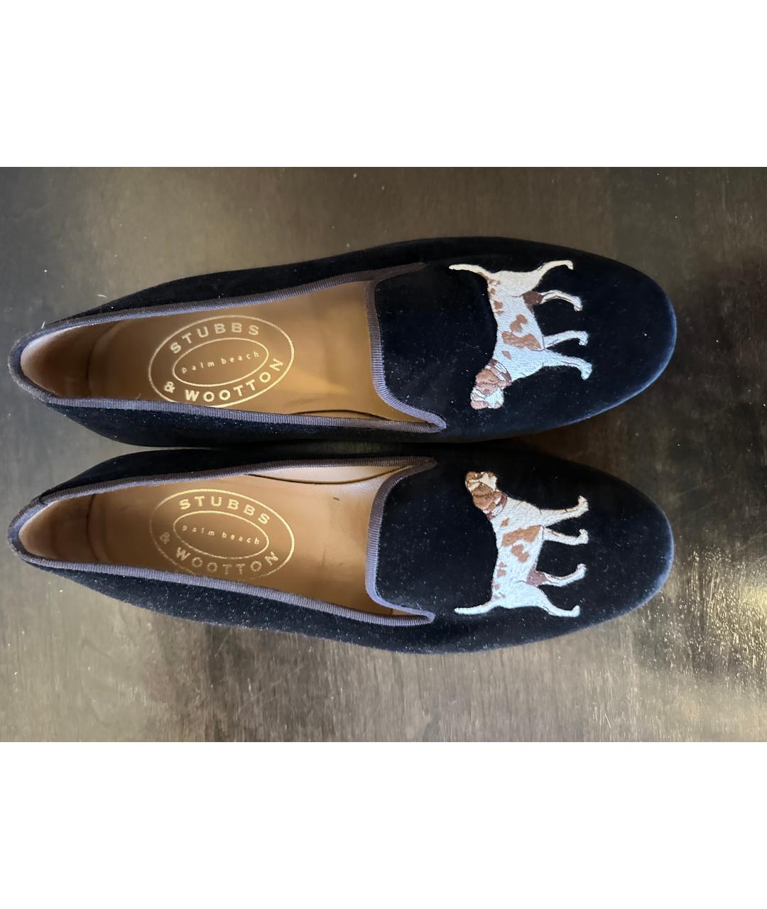 12 STOREEZ Черные бархатные лоферы, фото 2