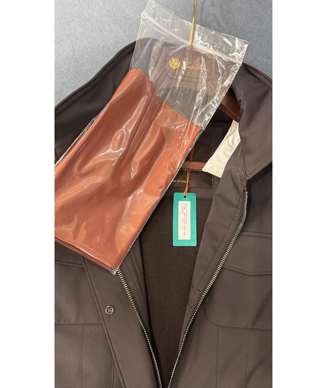 LORO PIANA Антрацитовая куртка, фото 5