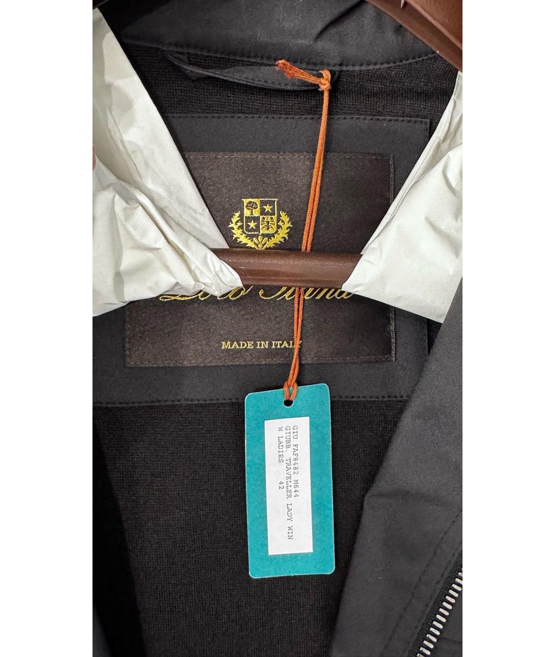 LORO PIANA Антрацитовая куртка, фото 3
