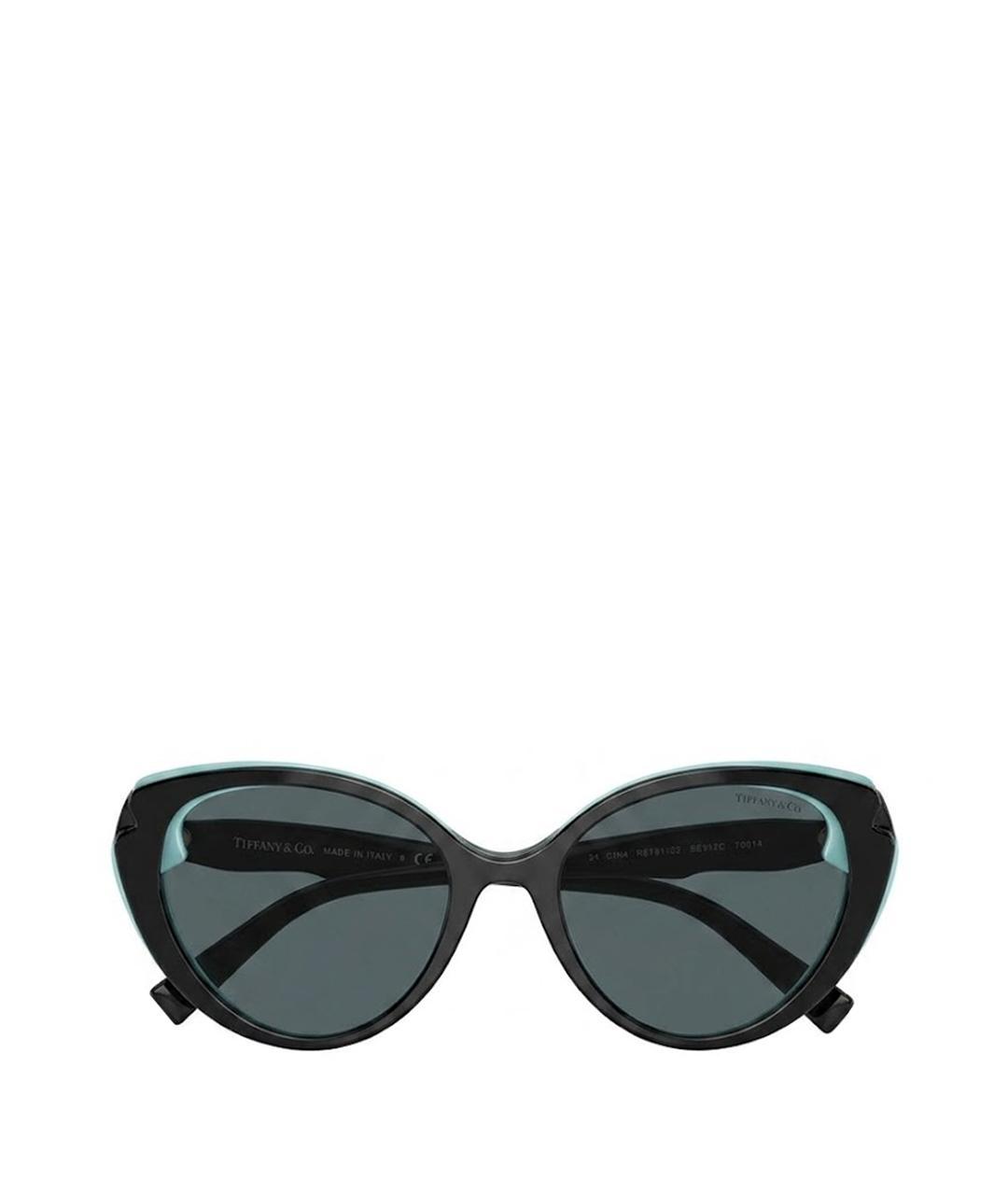 TIFFANY&CO Черные пластиковые солнцезащитные очки, фото 1