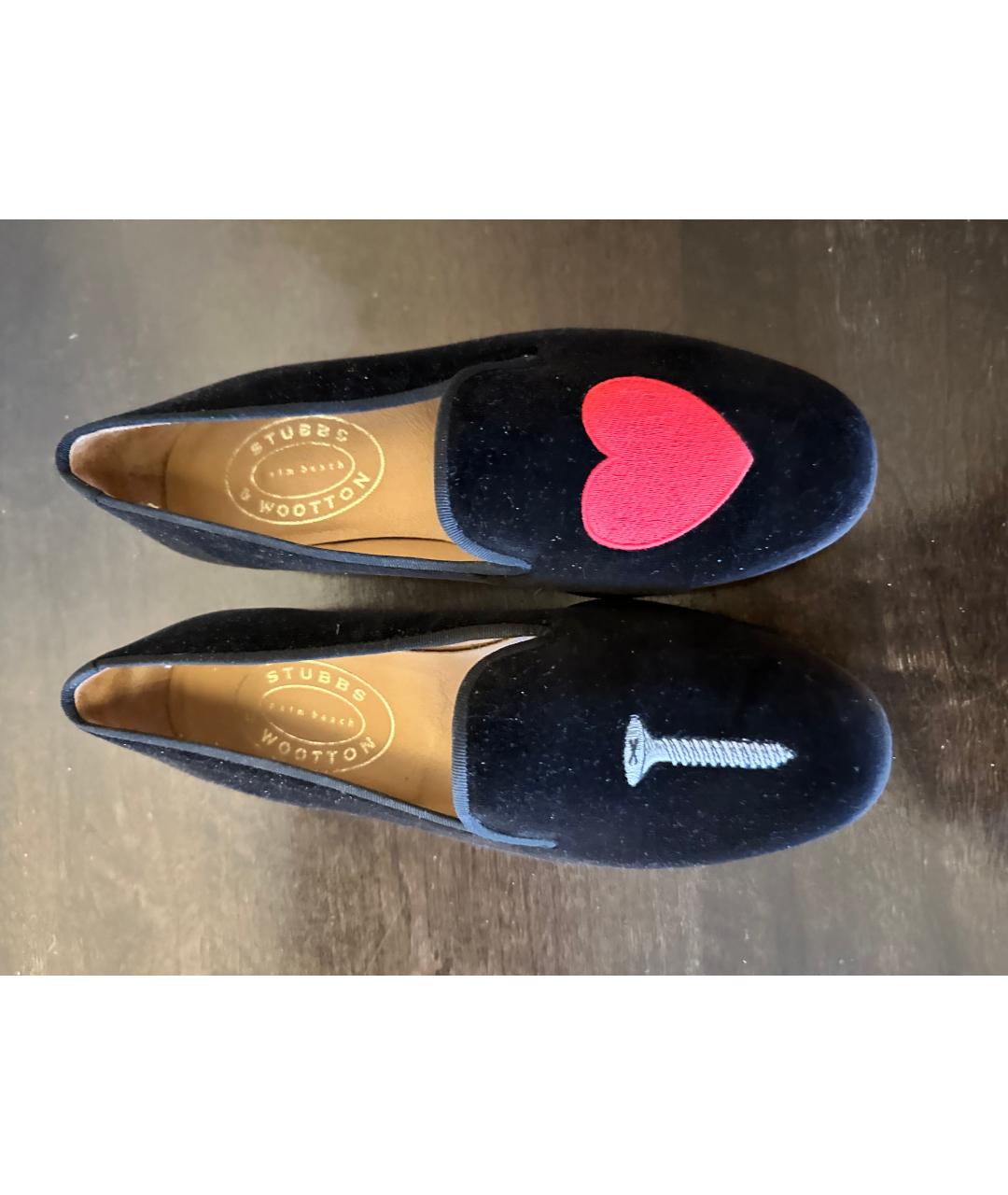 12 STOREEZ Черные бархатные лоферы, фото 2