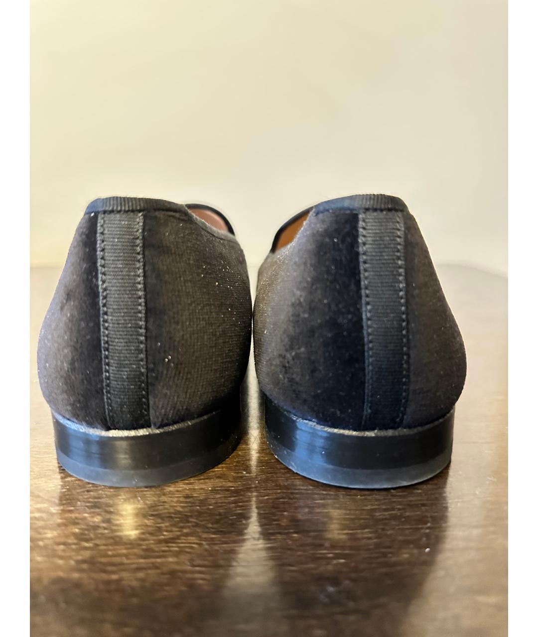 12 STOREEZ Черные бархатные лоферы, фото 4