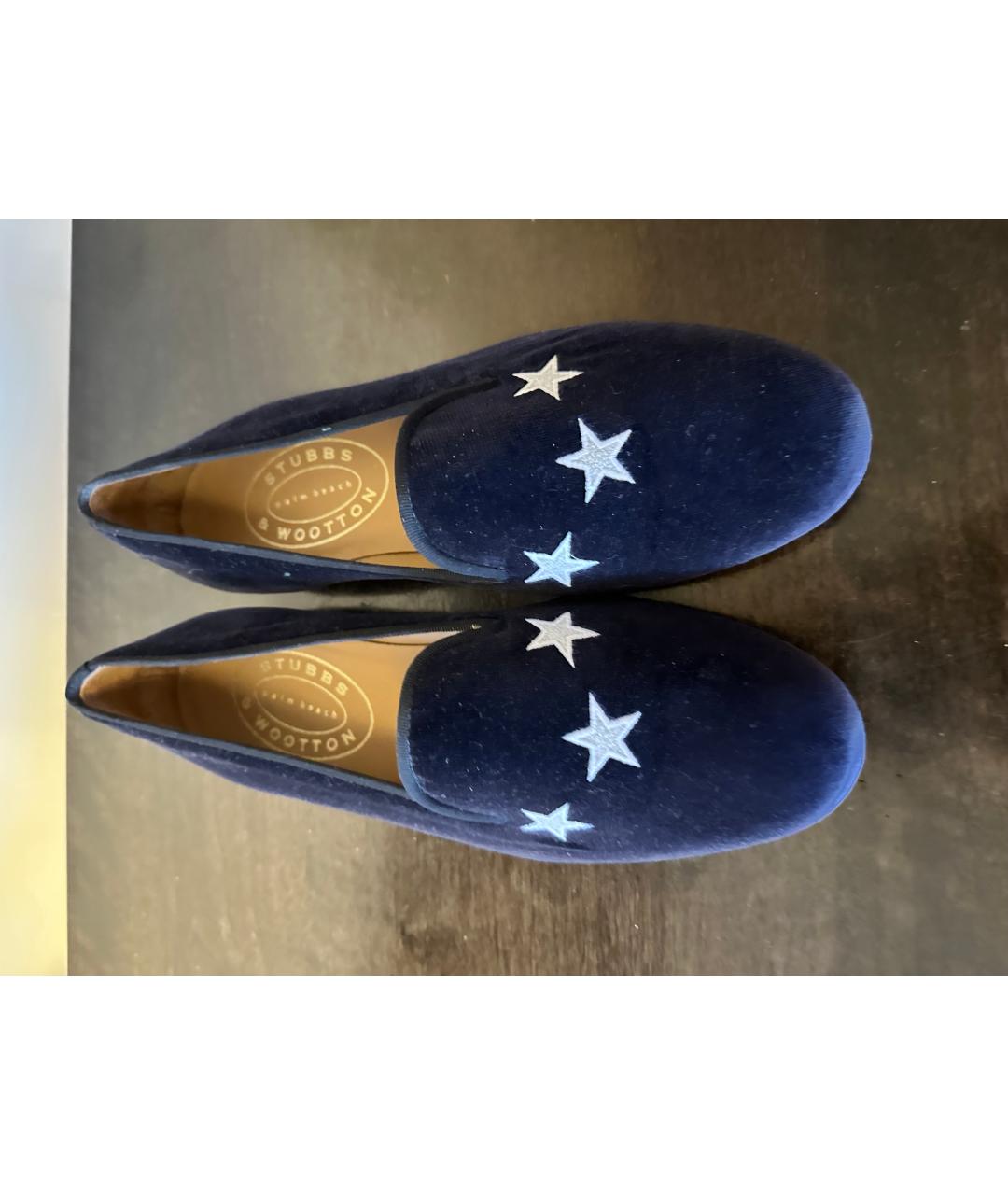 12 STOREEZ Синие бархатные лоферы, фото 2