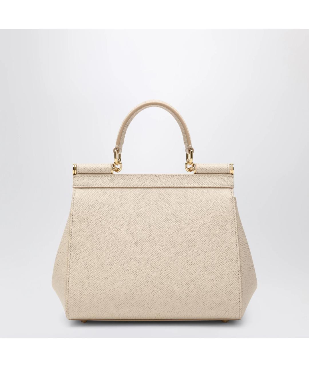 DOLCE&GABBANA Розовая кожаная сумка тоут, фото 2