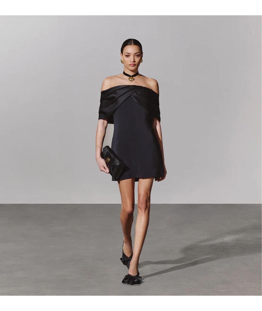ANINE BING Черное коктейльное платье, фото 4