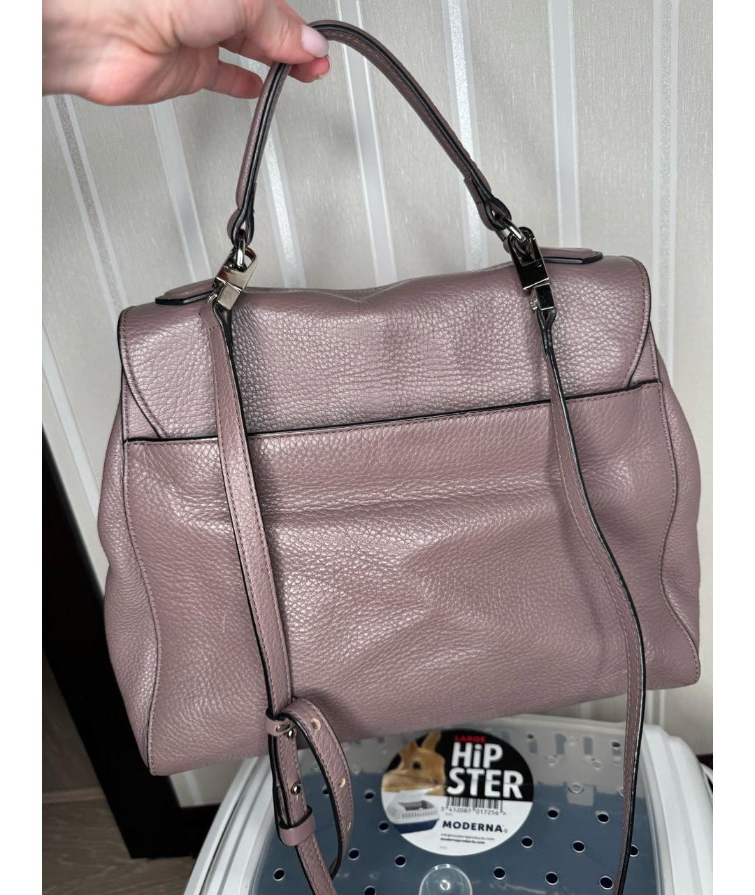 COCCINELLE Бежевая кожаная сумка тоут, фото 3