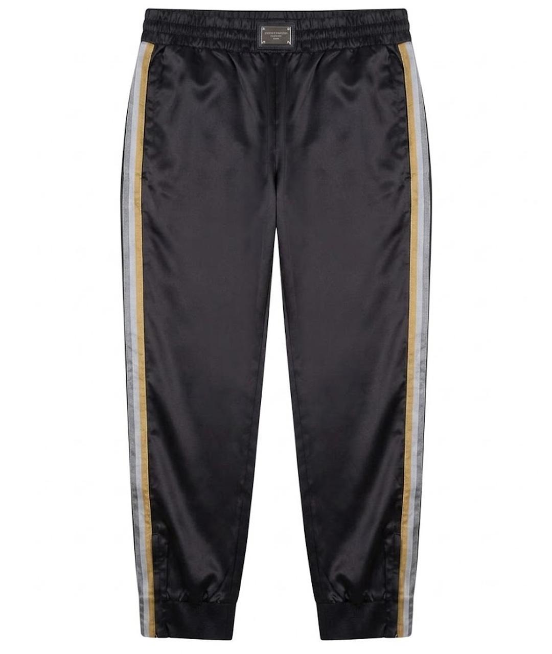 DOLCE&GABBANA Черные повседневные брюки, фото 1