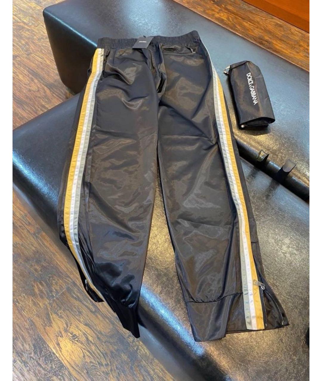 DOLCE&GABBANA Черные повседневные брюки, фото 6