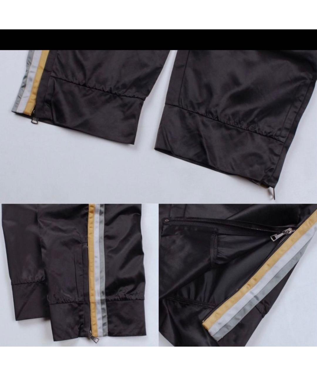 DOLCE&GABBANA Черные повседневные брюки, фото 8