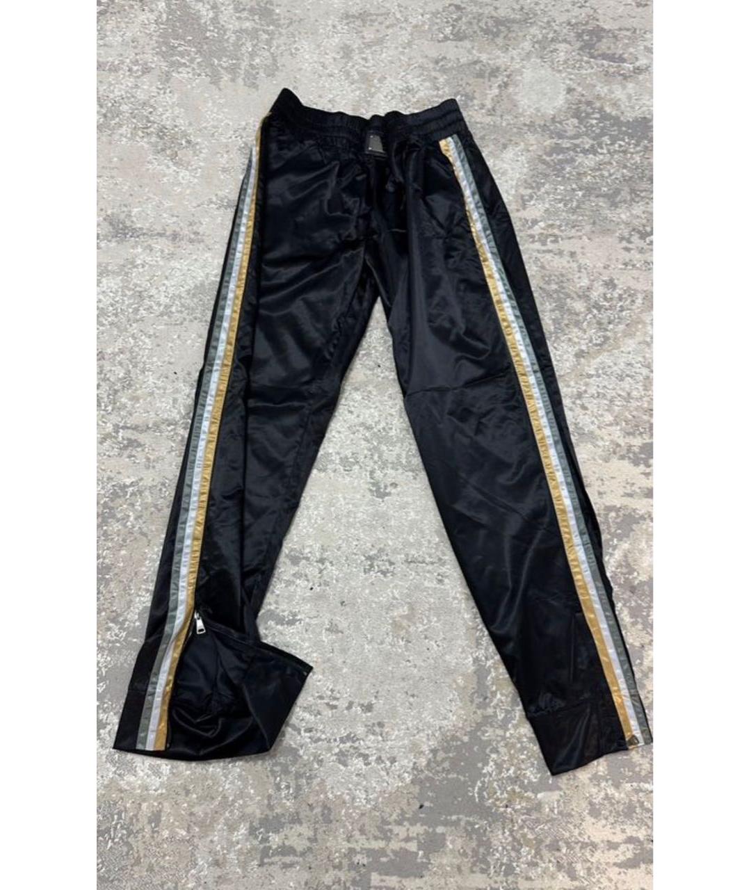 DOLCE&GABBANA Черные повседневные брюки, фото 2