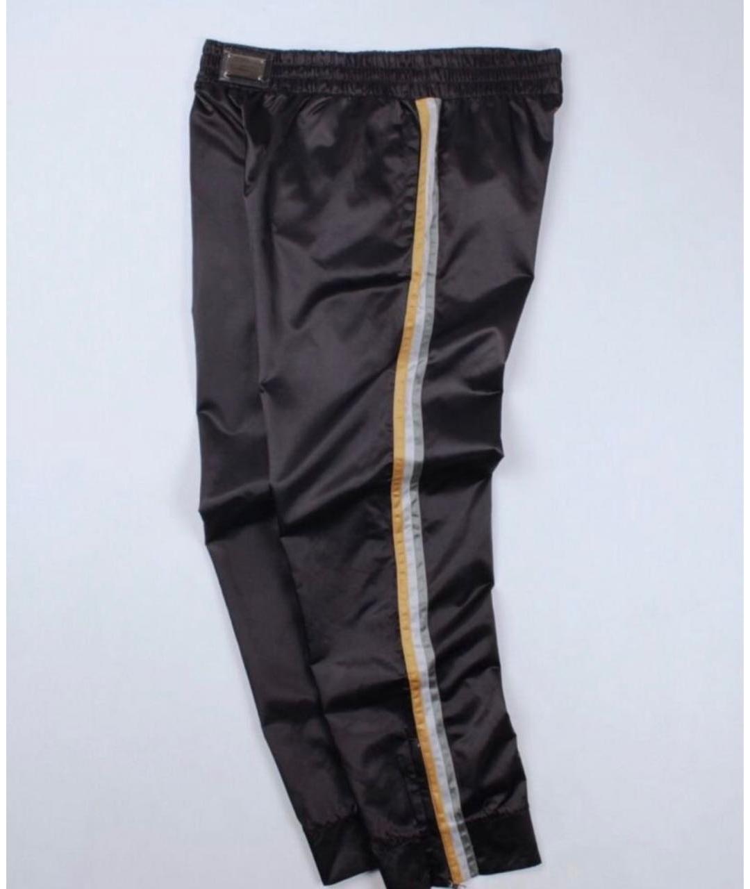 DOLCE&GABBANA Черные повседневные брюки, фото 9