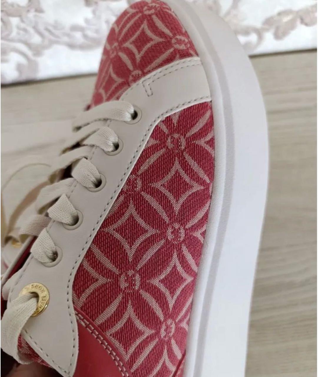 MICHAEL KORS Коралловые текстильные кеды, фото 5