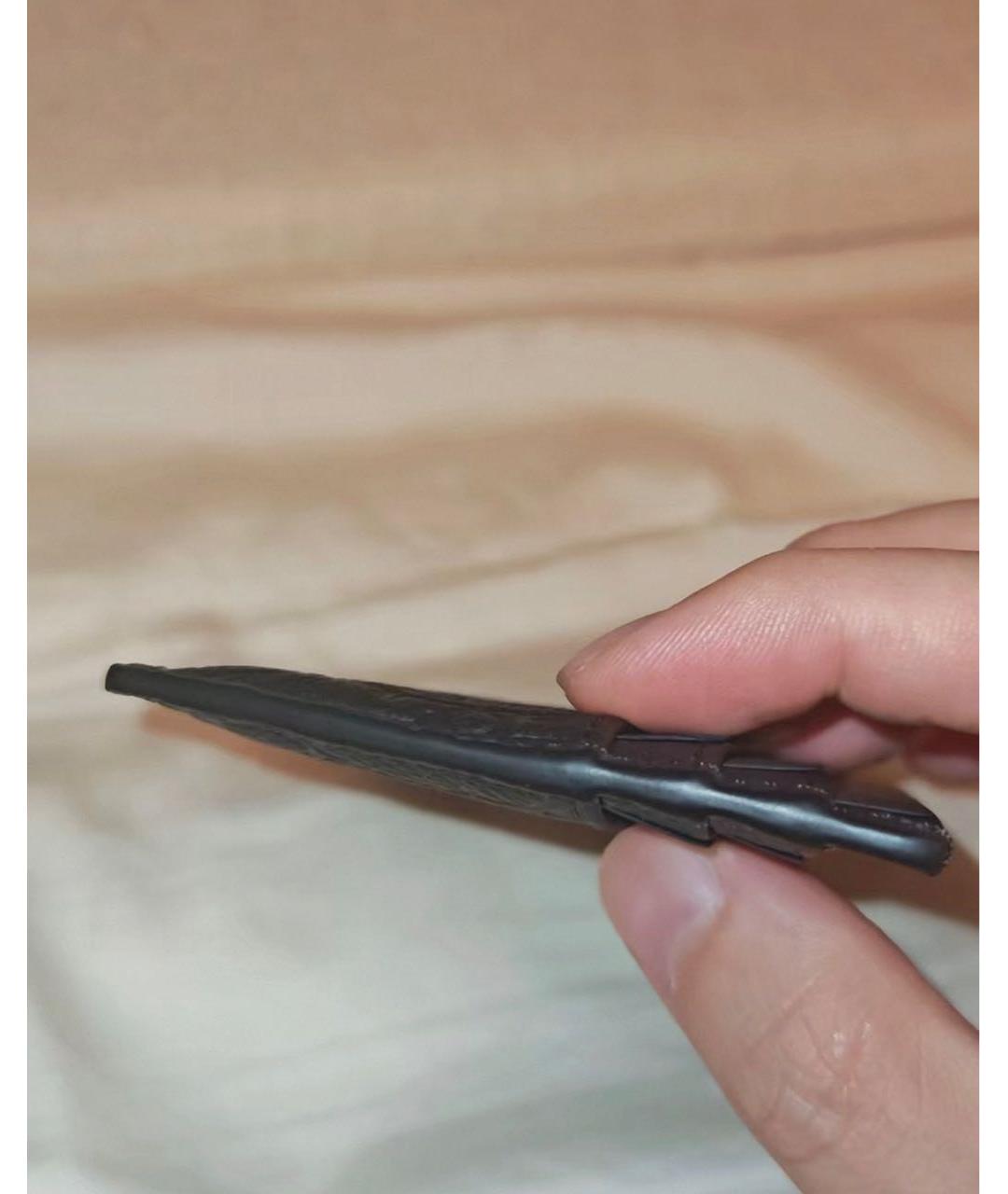 CHRISTIAN DIOR Черный кожаный кардхолдер, фото 3