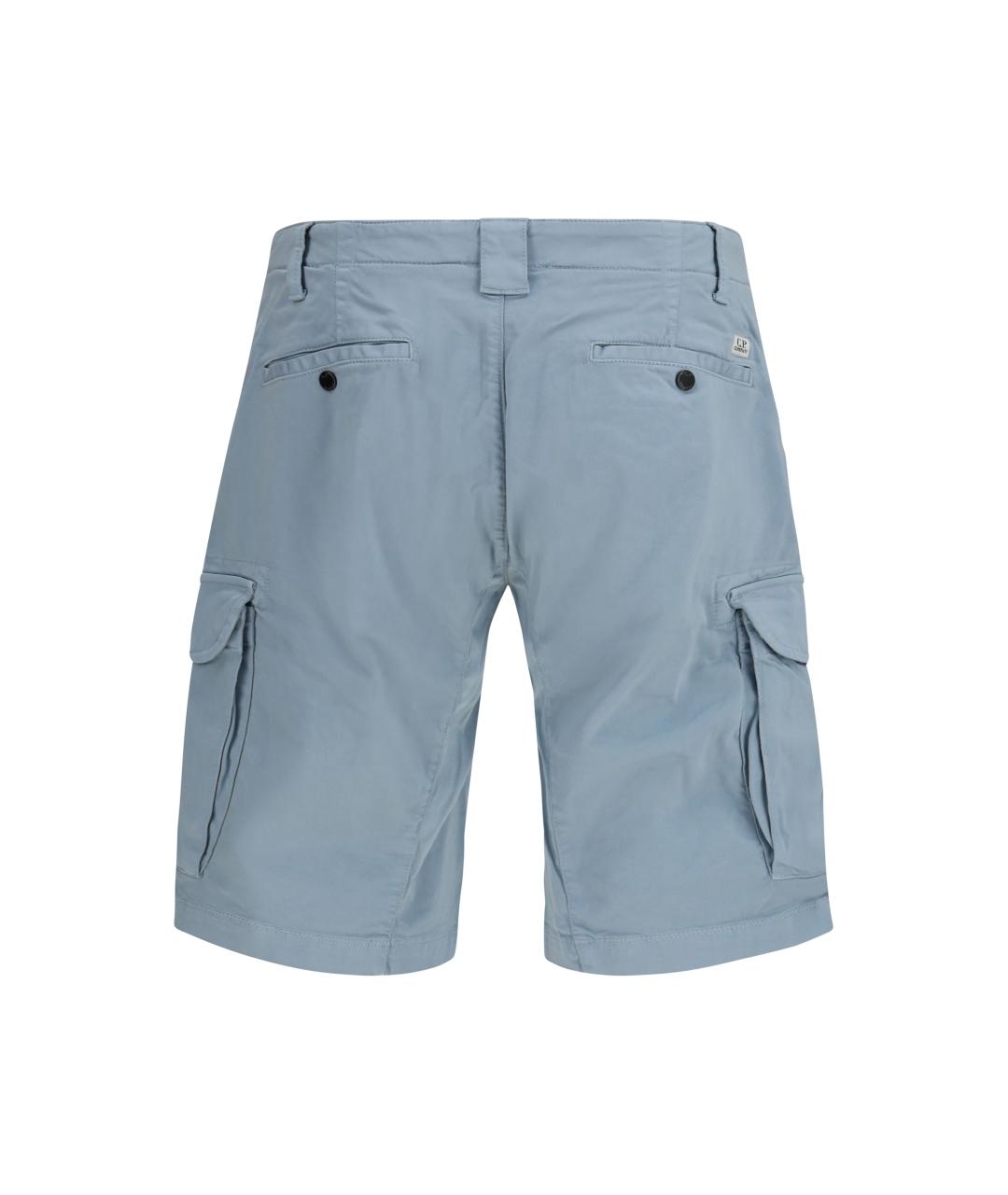 CP COMPANY Голубые хлопковые шорты, фото 2