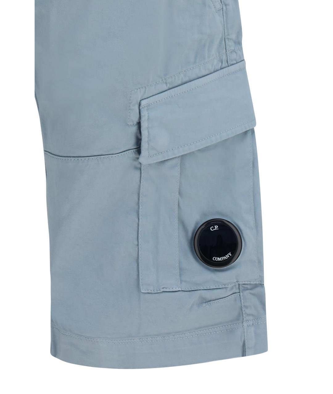 CP COMPANY Голубые хлопковые шорты, фото 3