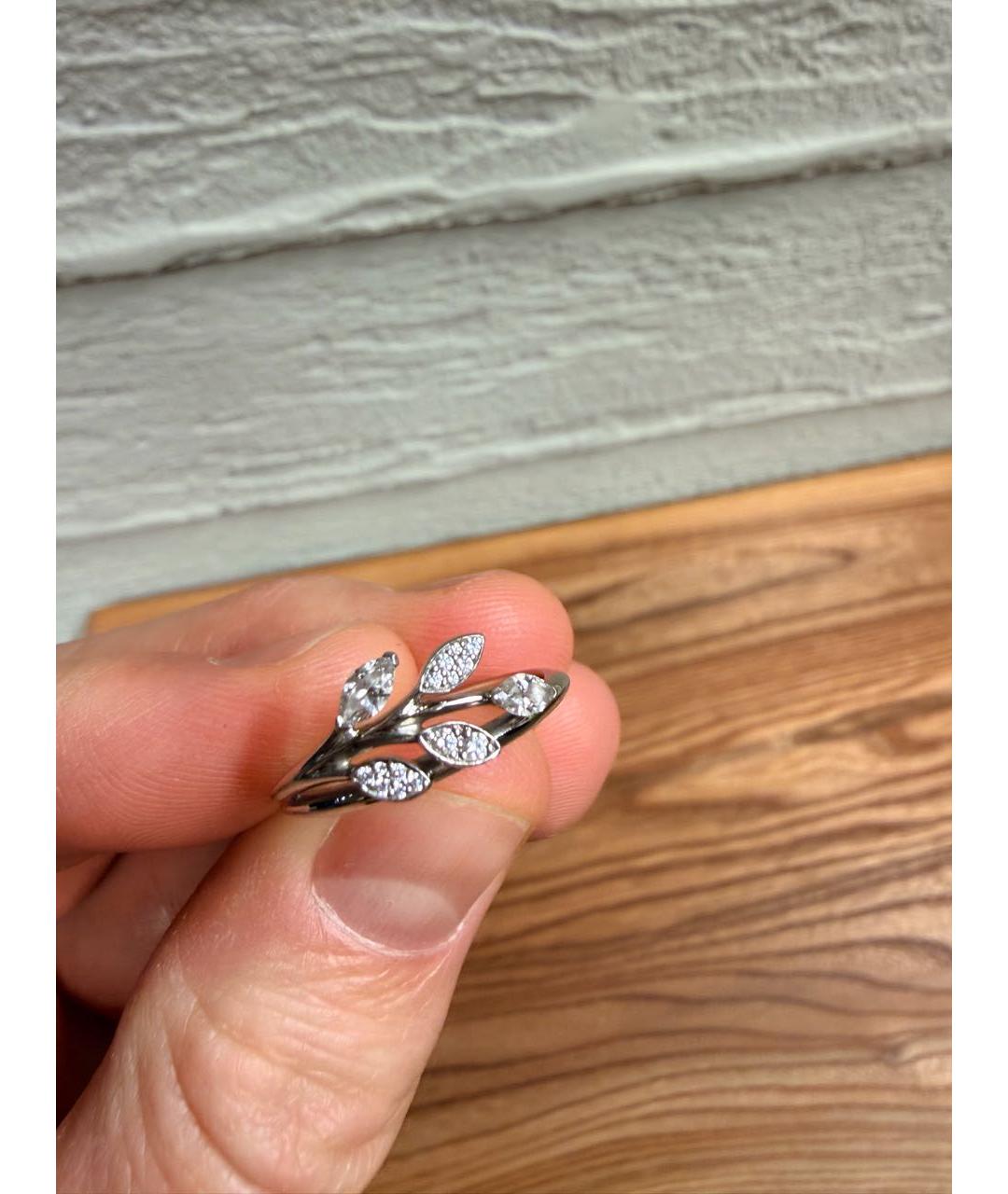 TIFFANY&CO Серебряное платиновое кольцо, фото 9