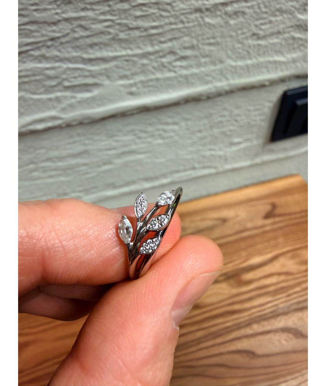 TIFFANY&CO Серебряное платиновое кольцо, фото 4