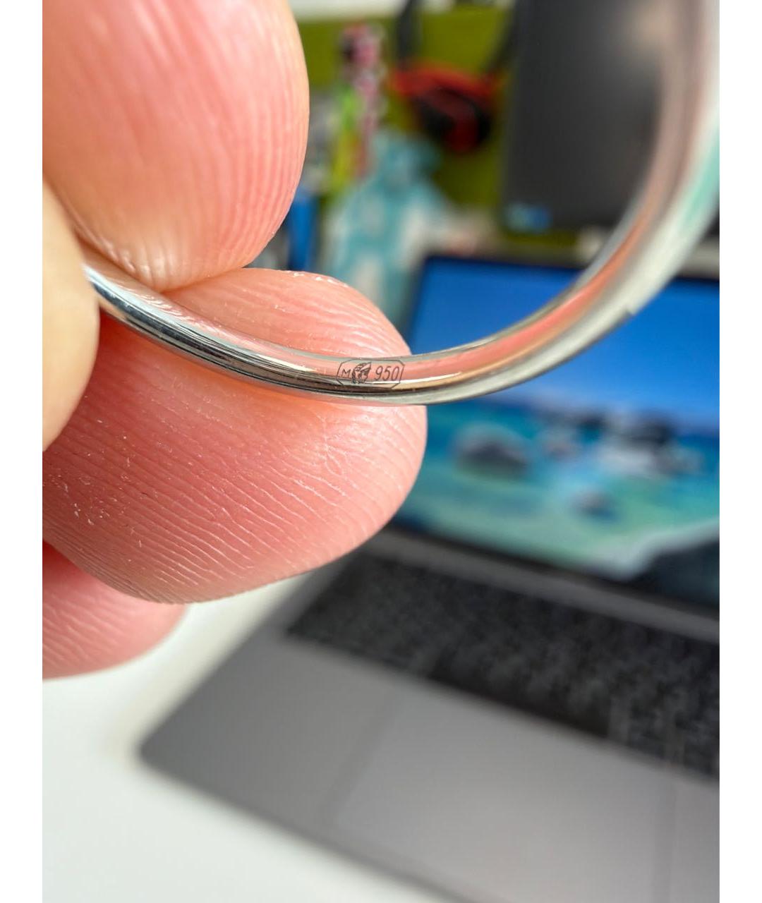 TIFFANY&CO Серебряное платиновое кольцо, фото 5