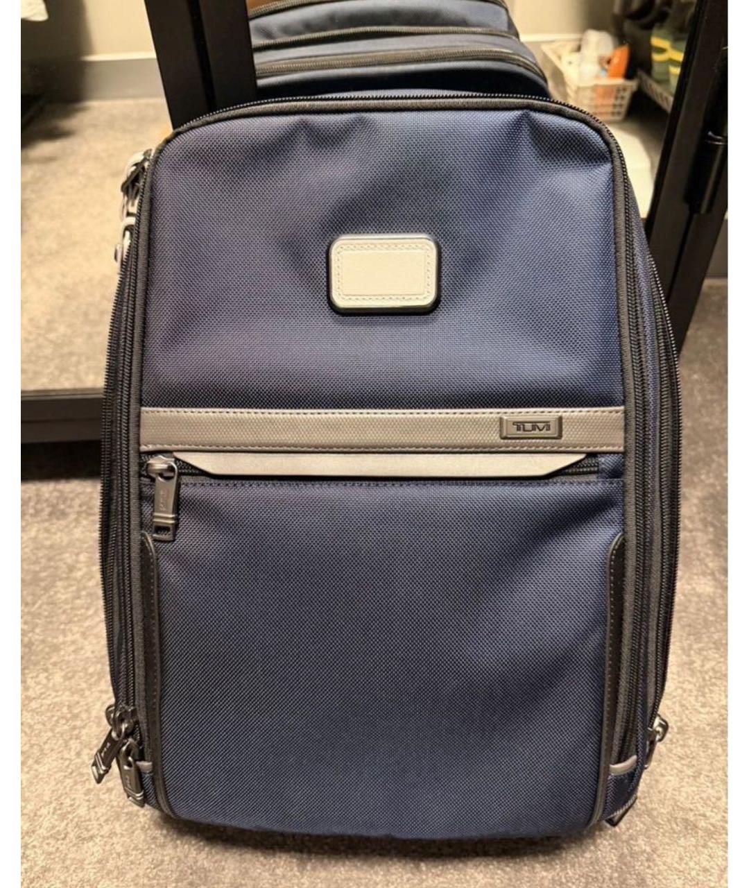 TUMI Синий синтетический рюкзак, фото 5
