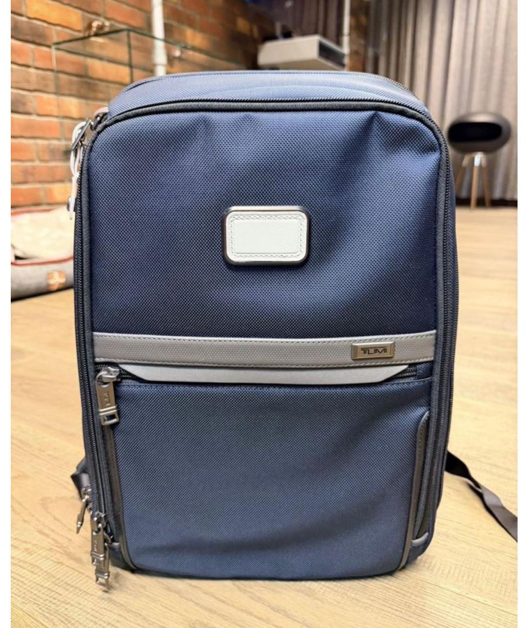 TUMI Синий синтетический рюкзак, фото 9
