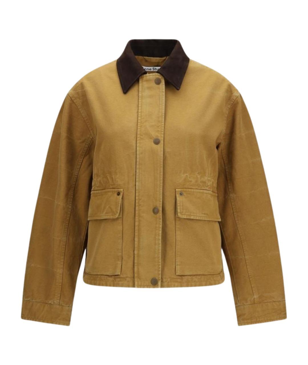 ACNE STUDIOS Бежевая хлопковая куртка, фото 1