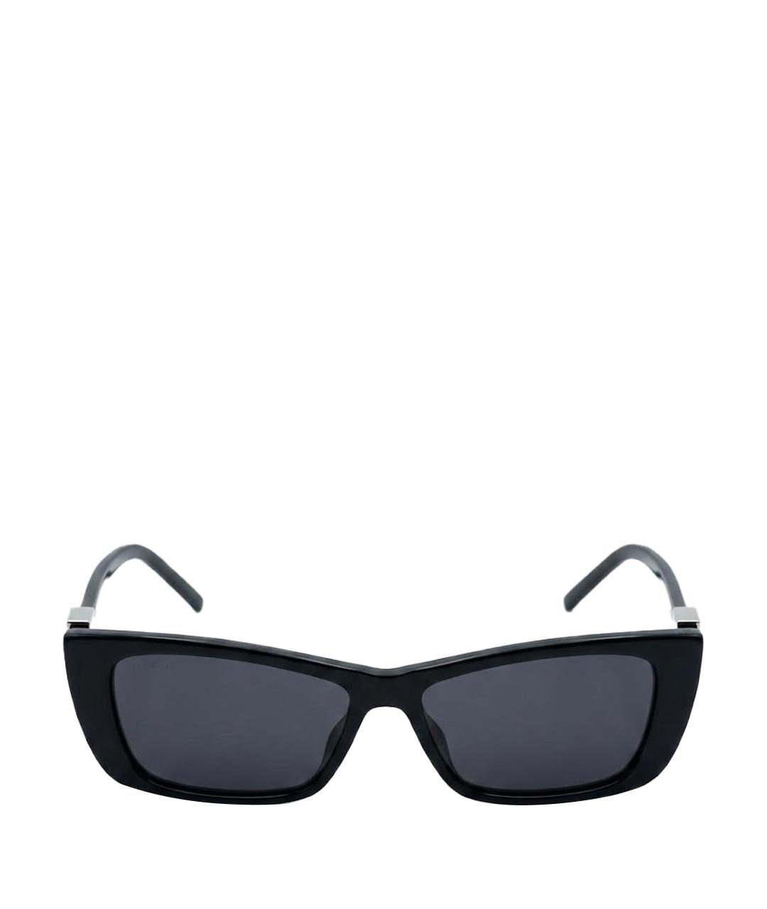 GUCCI Черные пластиковые солнцезащитные очки, фото 1