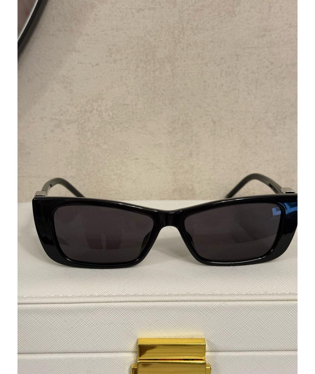 GUCCI Черные пластиковые солнцезащитные очки, фото 5