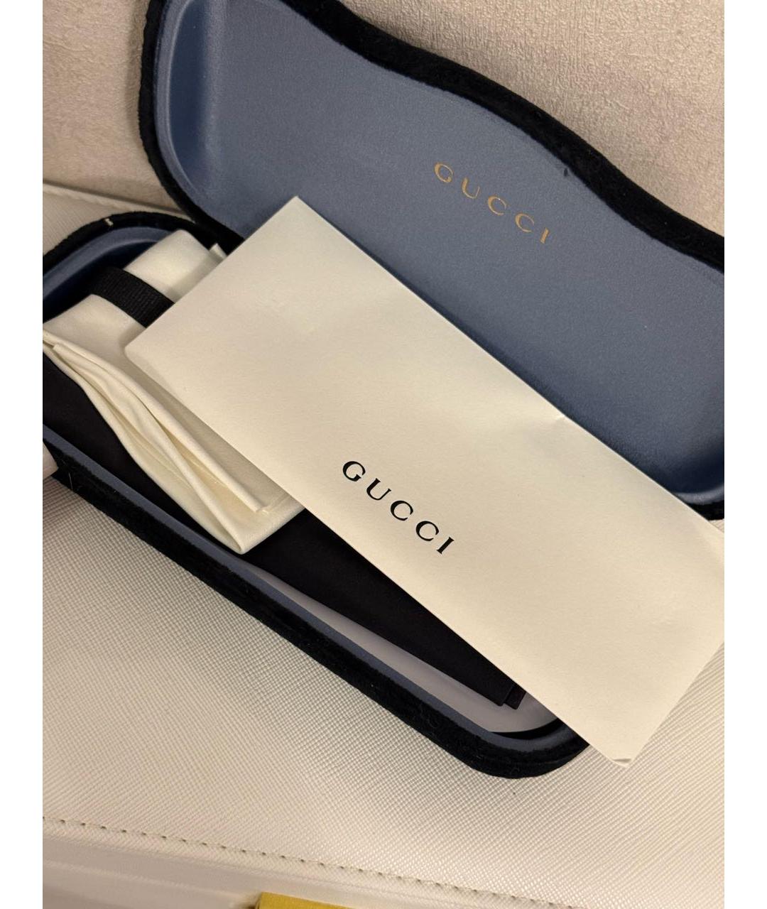 GUCCI Черные пластиковые солнцезащитные очки, фото 4