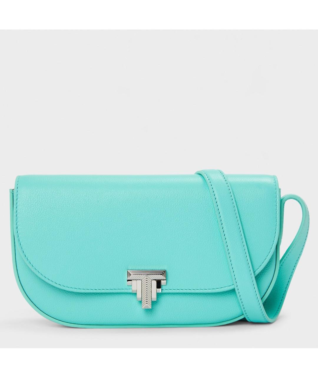 TIFFANY&CO Зеленая кожаная сумка через плечо, фото 6
