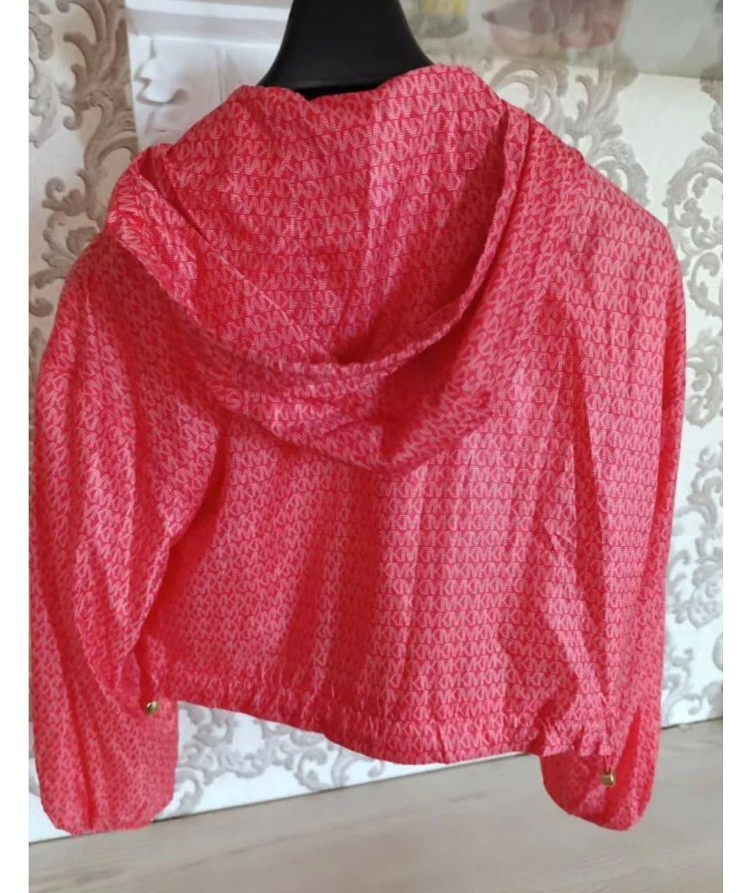 MICHAEL KORS Коралловая полиэстеровая куртка, фото 2