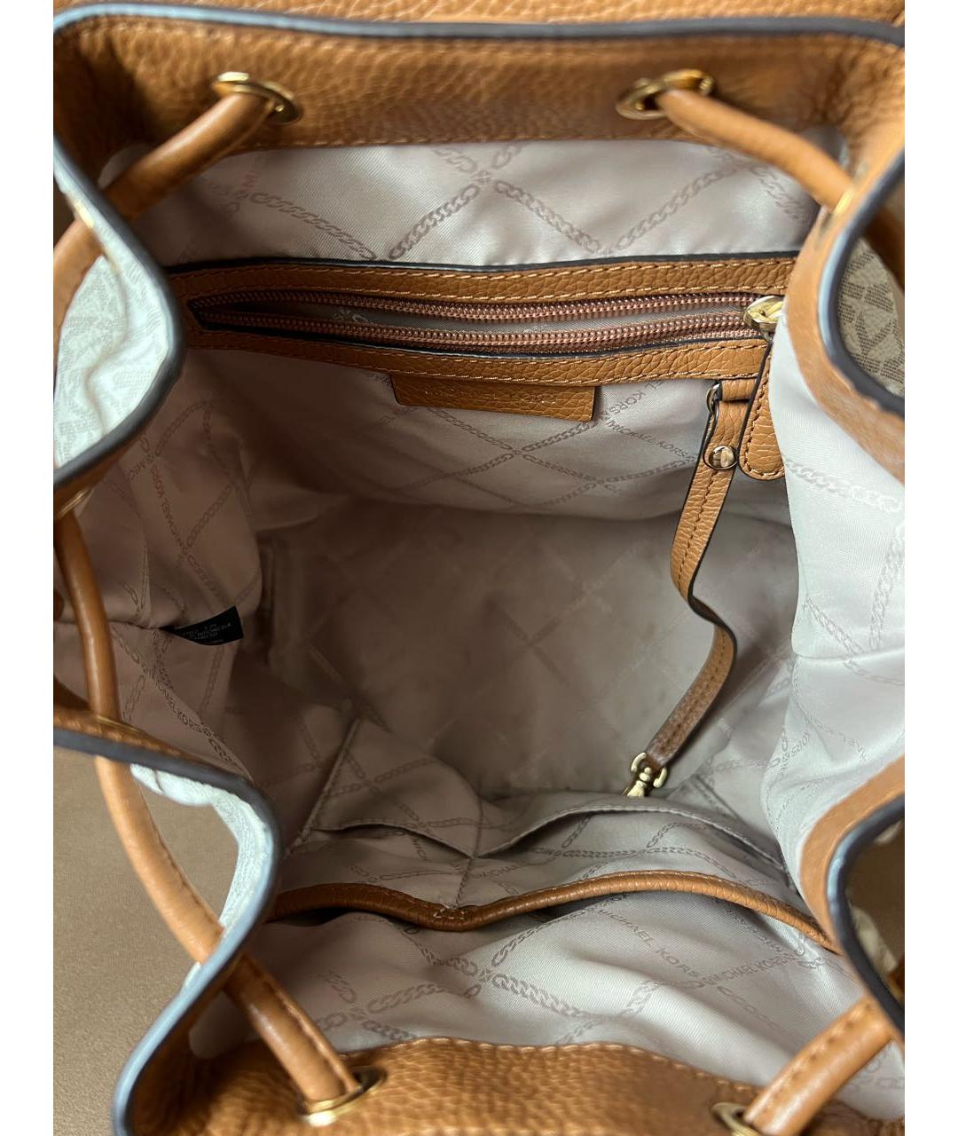 MICHAEL KORS Коричневый рюкзак, фото 4