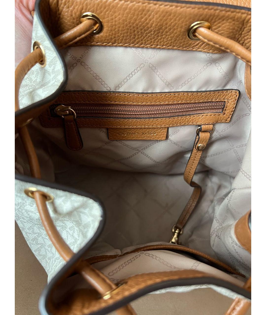 MICHAEL KORS Коричневый рюкзак, фото 7