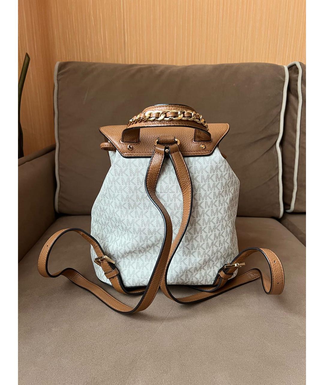 MICHAEL KORS Коричневый рюкзак, фото 3