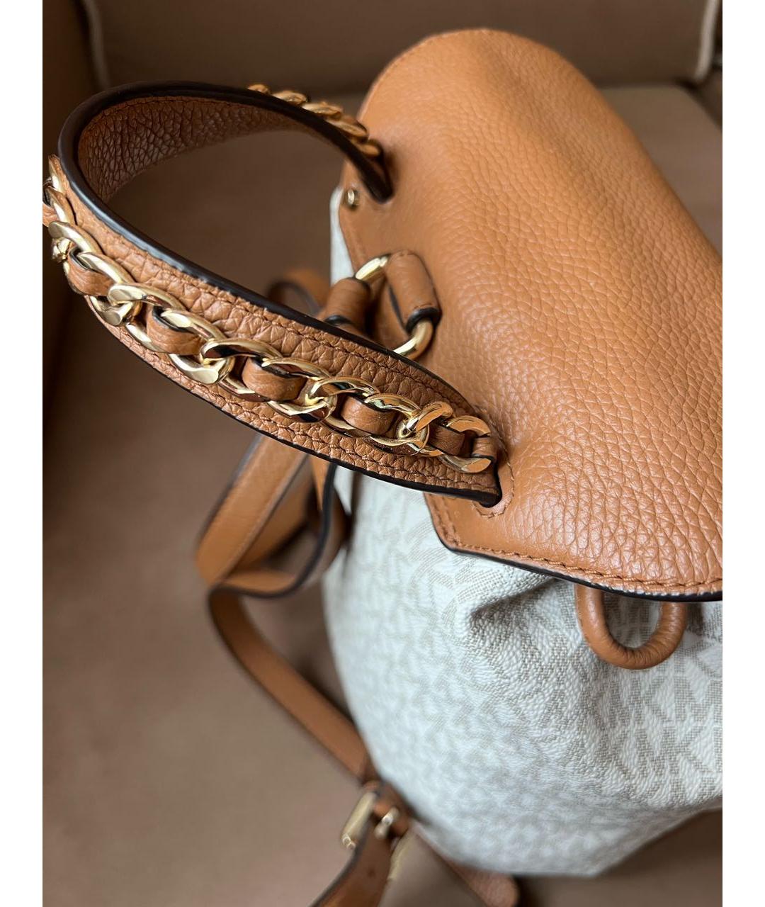 MICHAEL KORS Коричневый рюкзак, фото 5