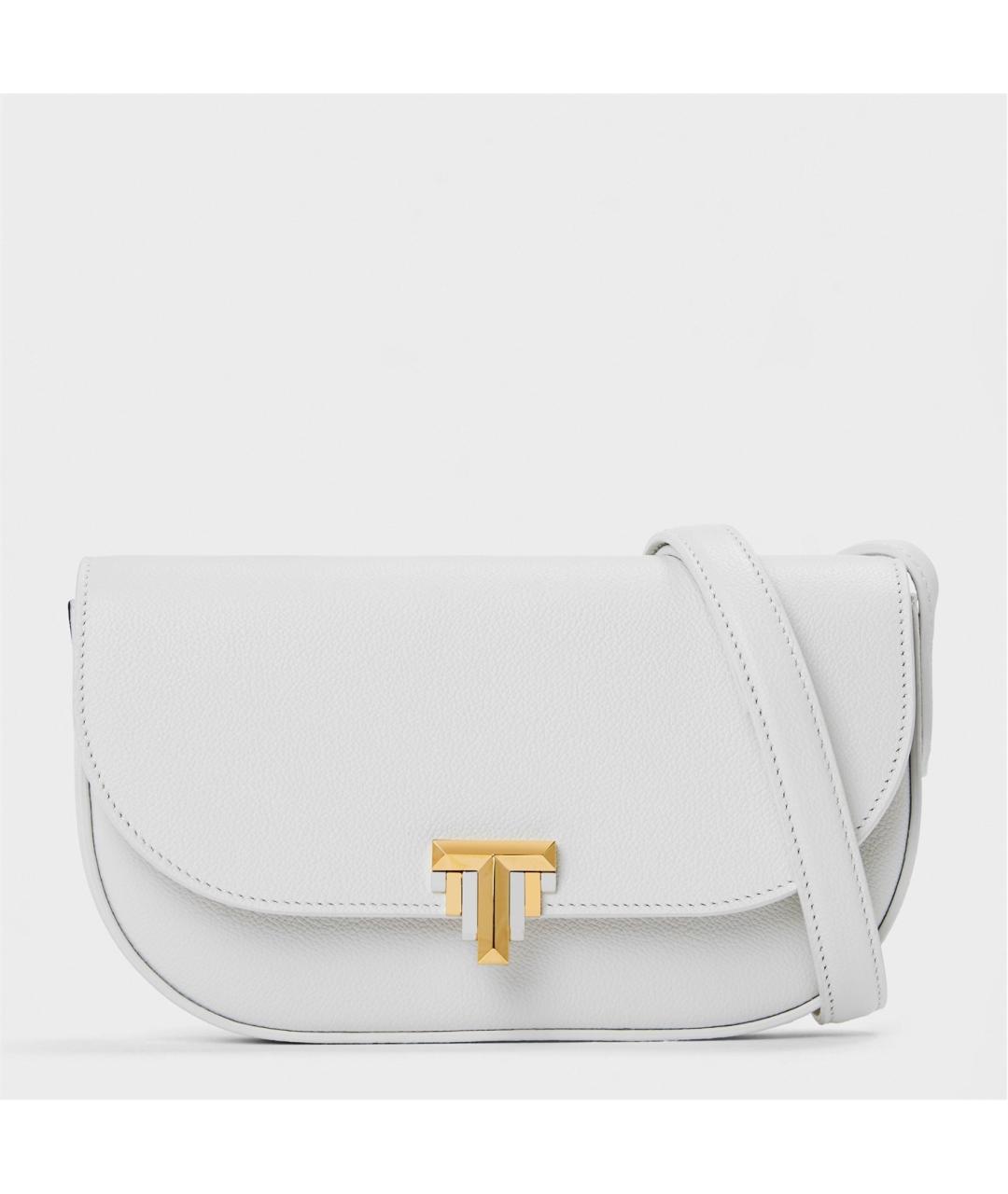 TIFFANY&CO Белая кожаная сумка через плечо, фото 6