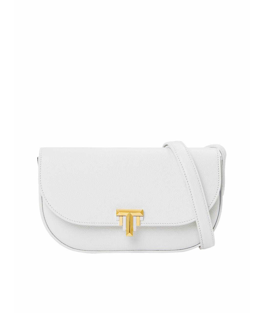 TIFFANY&CO Белая кожаная сумка через плечо, фото 1