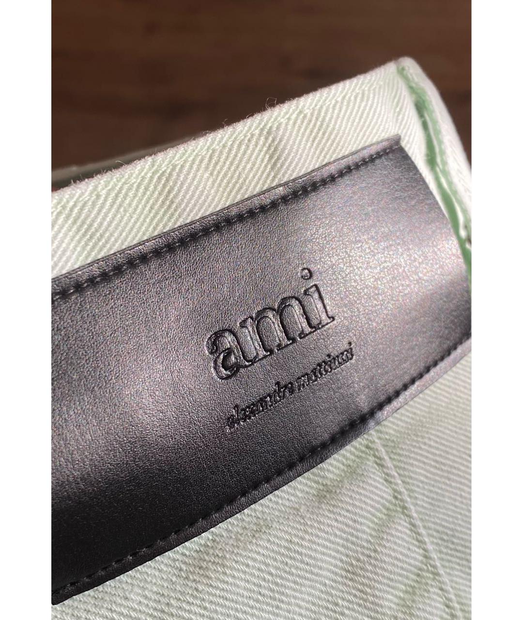 AMI ALEXANDRE MATTIUSSI Салатовые хлопковые шорты, фото 6